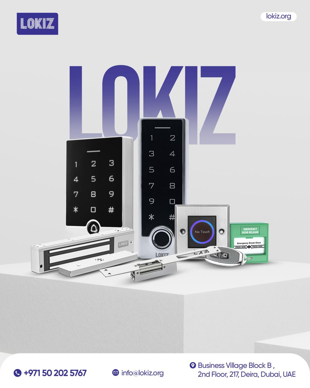 LOKIZ – Magnetic Door Locks & Access Control Systems Supplier Dubai